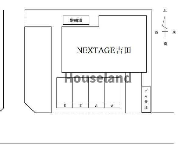 NEXTAGE吉田の区画図