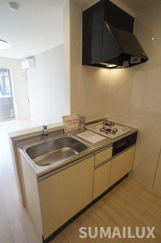 熊本市南区出仲間８丁目のアパートのキッチン