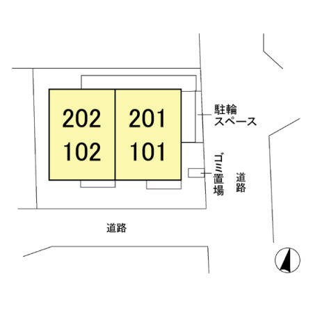 ロワジールの区画図