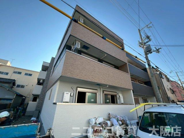 大阪市鶴見区今津中４丁目のアパートの外観
