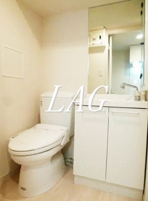 【洗面所】 | ＡＸＡＳ新宿中落合 | 独立洗面台です。