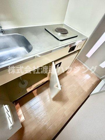 粋和ビルのキッチン|キッチン下収納