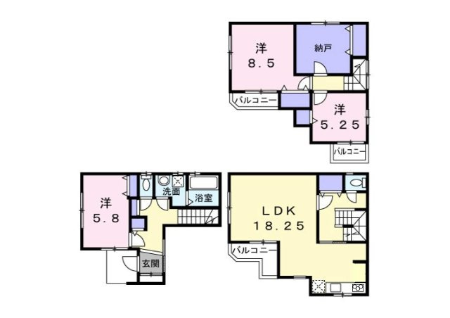 1階部分には駐車スペースがあります。