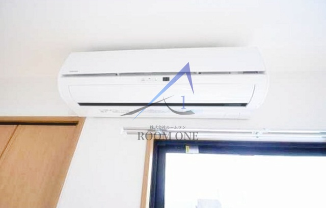 メゾンリンクス２の設備|エアコン付きです。