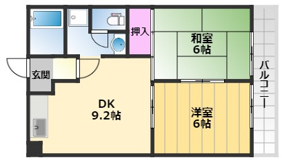 【間取り】 | パレスさくら