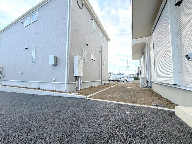 福生市加美平1丁目全３棟　新築分譲の庭