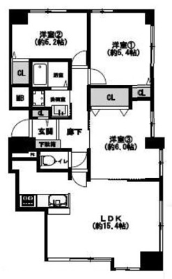  | ロイヤルシャトー葛野 | 専有面積71.52㎡