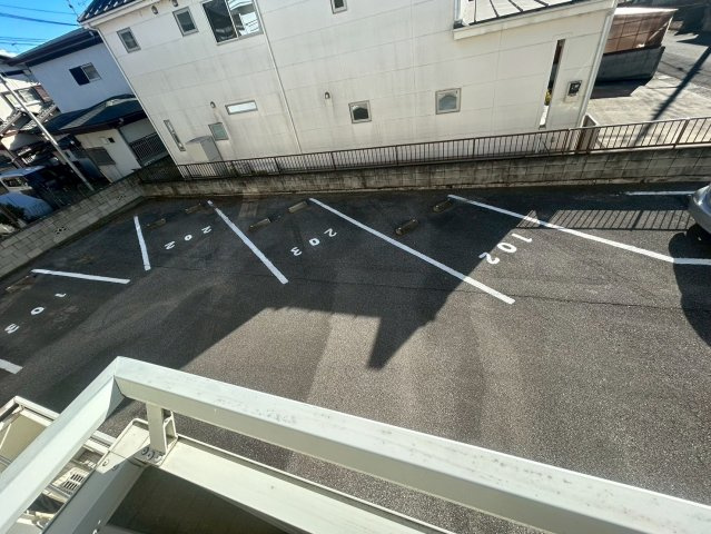 佐野市　一棟アパートの駐車場