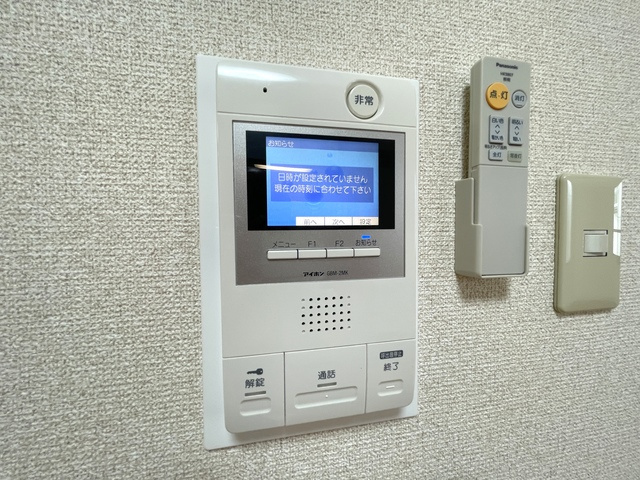 山主ビルのセキュリティ|★オートロック連動カラーモニターホン★