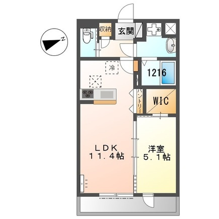 カーサ　クラージュの間取り