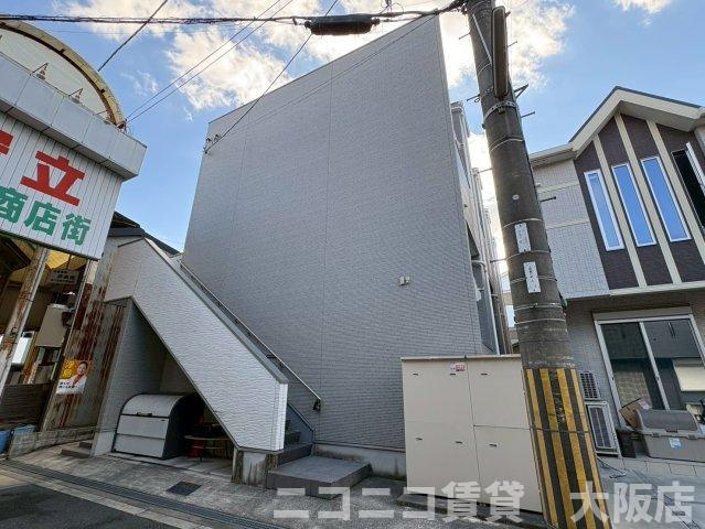 大阪市住之江区安立３丁目のアパートの外観