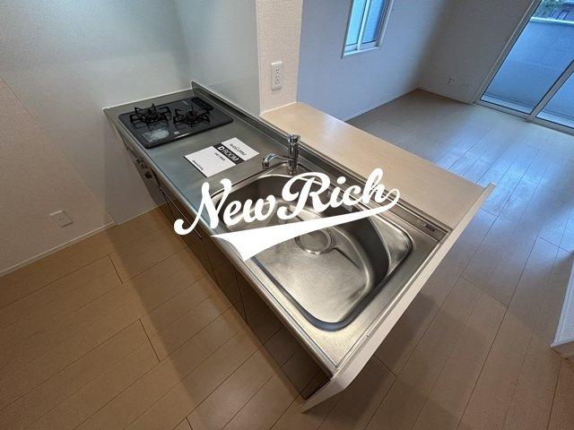 前橋市前箱田町のアパートのキッチン