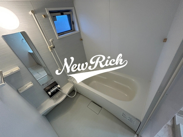 前橋市前箱田町のアパートの浴室