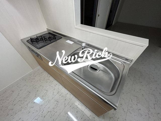 伊勢崎市三室町のテラスのキッチン