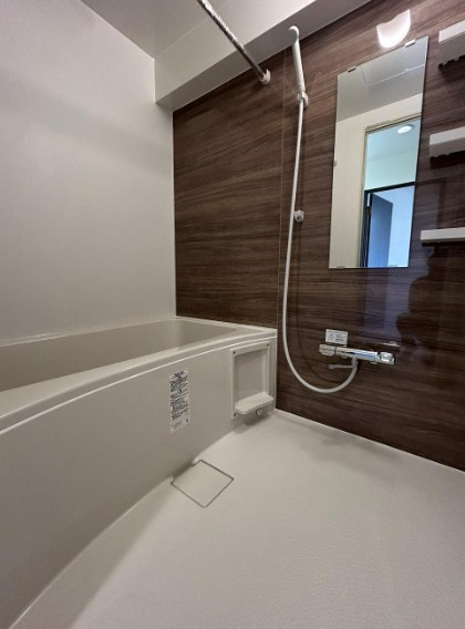【中古マンション】ファミール川越の浴室|落ち着いた空間のお風呂です