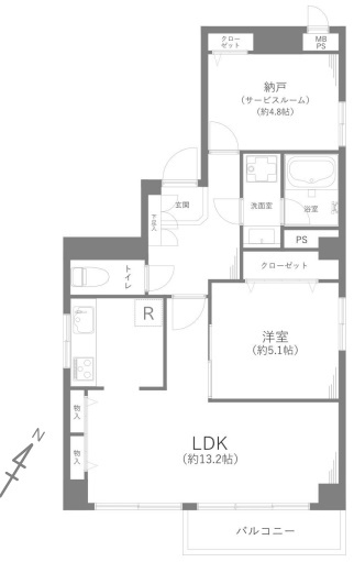 モンテベルデ六義園の間取り