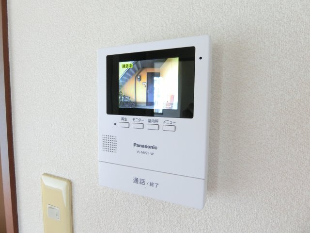 シャーメゾン野中B棟のセキュリティ|モニター付きインターホン