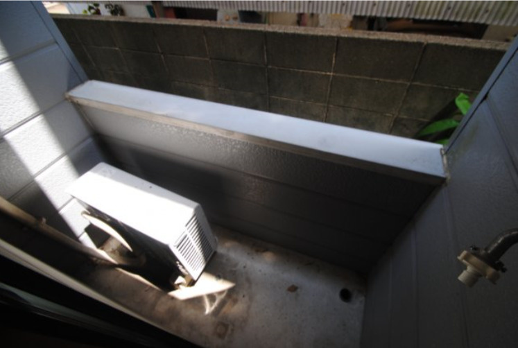 久留米市合川町のアパートのバルコニー|バルコニー付きです