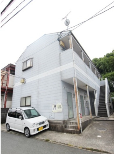 久留米市合川町のアパートの外観|外はこのようになっています