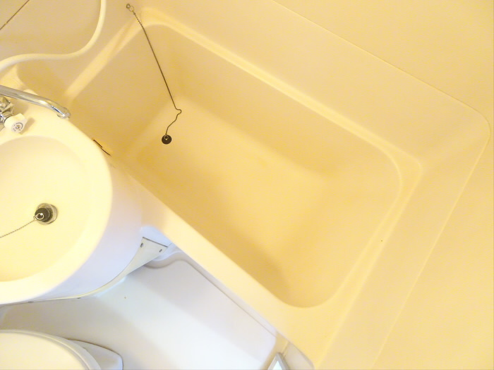 松林コーポの浴室