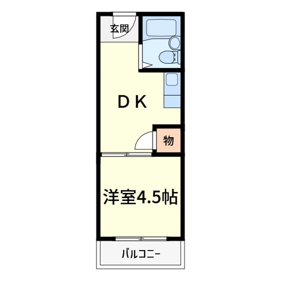 【間取り】 | フロンティアハイツFUJIWARA