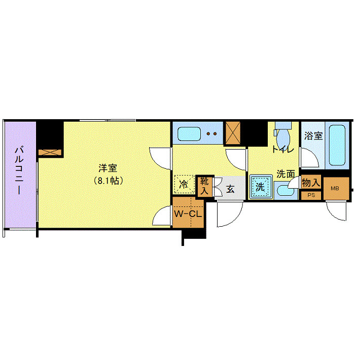 ALTERNA銀座の間取り