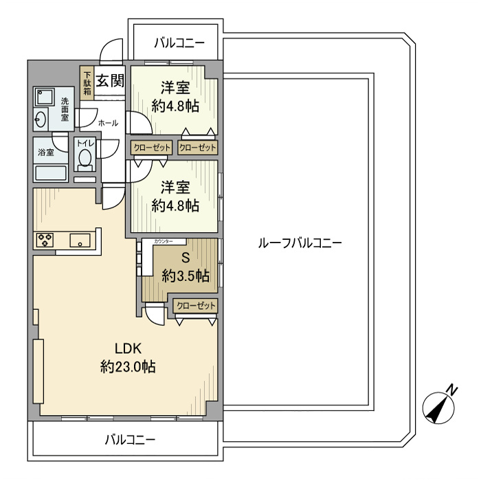 行徳ホワイトハイツの間取り