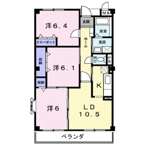 【間取り】 | レインボーキャッスル | 「レインボーキャッスル」の間取りです