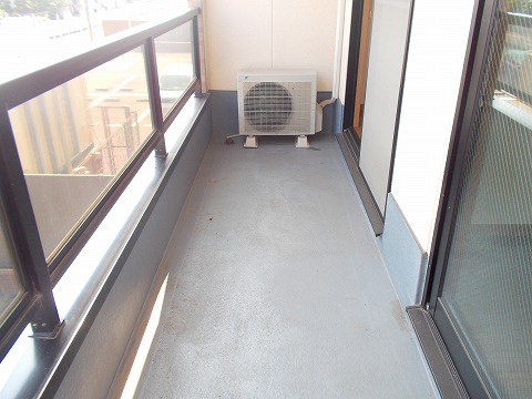 マンション柳川のバルコニー