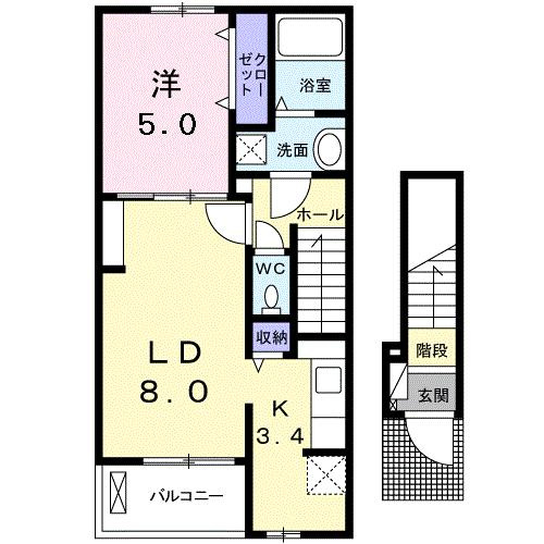 グラン　ソレイユの間取り