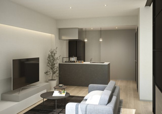 【居間・リビング】 | Belleviage Akebonobashi