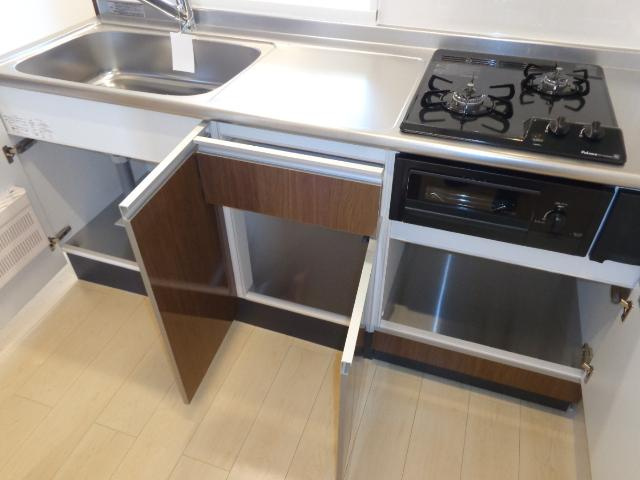 ディアコートⅠの収納|キッチン下収納