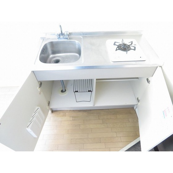 カサデオロ水岡のキッチン|キッチン下収納