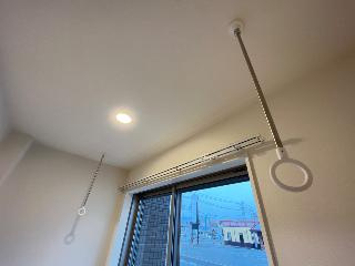 仮）高崎市金古町S様アパート新築工事のその他|室内物干（イメージ）