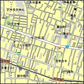 グレイスフルＫの地図