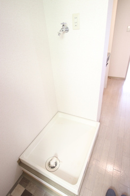 洗濯機置き場です