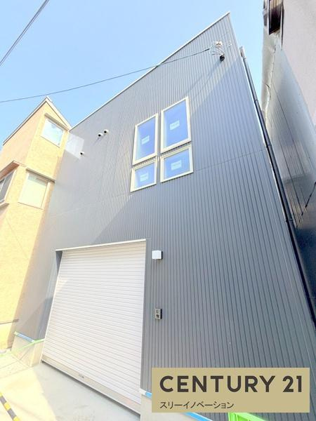 大正区千島ガレージハウスの外観