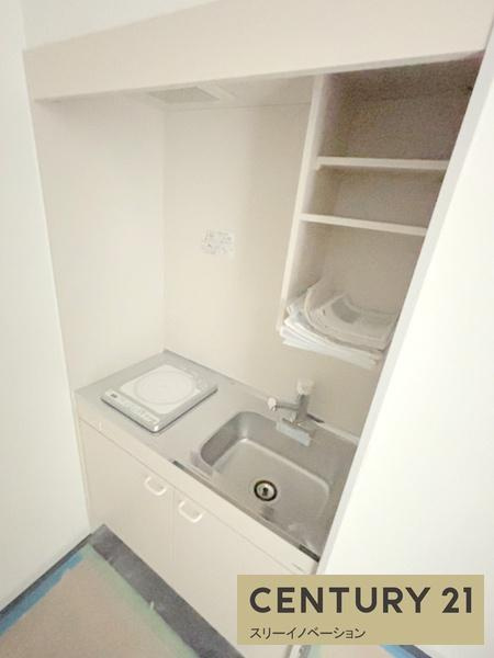 大正区千島ガレージハウスのキッチン