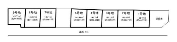 御所市御門町の売地の土地図|■こちらは１号地です！■