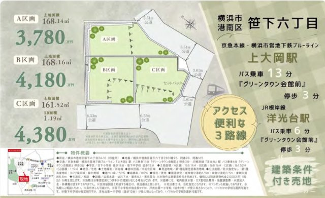★仲介手数料無料★ 笹下６丁目