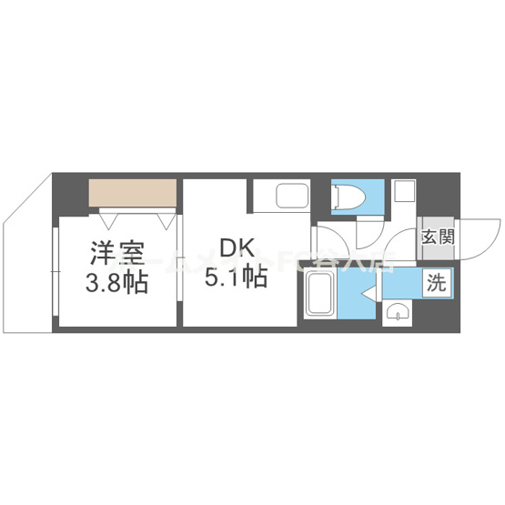 【間取り】 | ARCA九条
