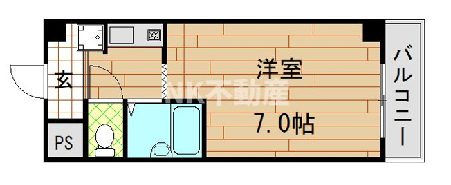 【間取り】 | シティパーク菱屋西（長瀬賃貸） | 間取りです