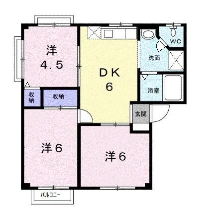 グリーンハイツ塚崎Ａの間取り