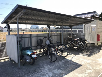 【その他共用部分】 | シンフォニアＡ | 屋根付きの駐輪場あります！