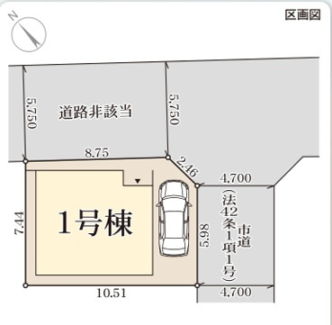 【区画図】 | リーブルガーデン和泉市池上町４丁目 | 区画図