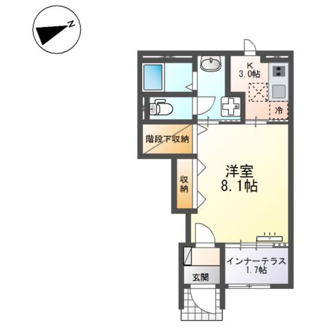 (仮称)スターテラスⅡ上福原の居間・リビング