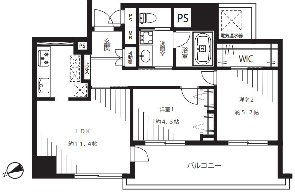 【間取り】 | 東高西ケ原ペアシティ | 内装リノベーション済み！ペット飼育可能なお部屋です！