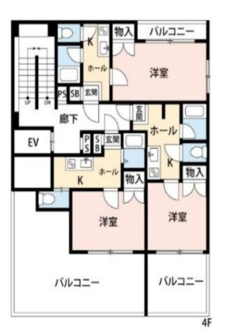 【湘南アスール・ナ・プノ】神奈川県平塚市1棟投資マンション「満室稼働中」「令和6年11月屋上防水工事済」の間取り