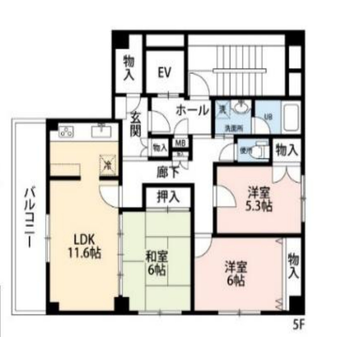 【湘南アスール・ナ・プノ】神奈川県平塚市1棟投資マンション「満室稼働中」「令和6年11月屋上防水工事済」の間取り