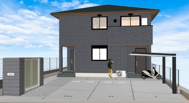 プリメイロの外観|おしゃれな外観です